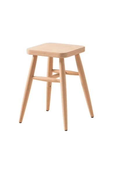 ahmetayazbey Ahşap Kare Tabure ürün görseli