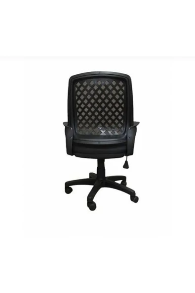 ÖZKAN OFİS MOBİLYALARI Siyah Fileli Büro Ofis Çalışma Koltuğu, Ergonomik Bilgisayar Sandalyesi - 3