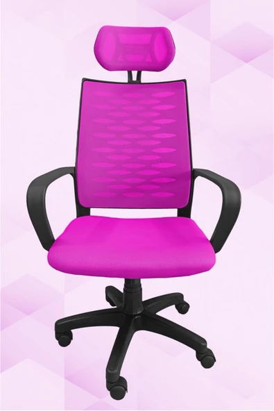 Porziyon Atlas Fileli Plastik Yönetici Ofis Büro Bilgisayar Çalışma Koltuğu - Sandalyesi - 2