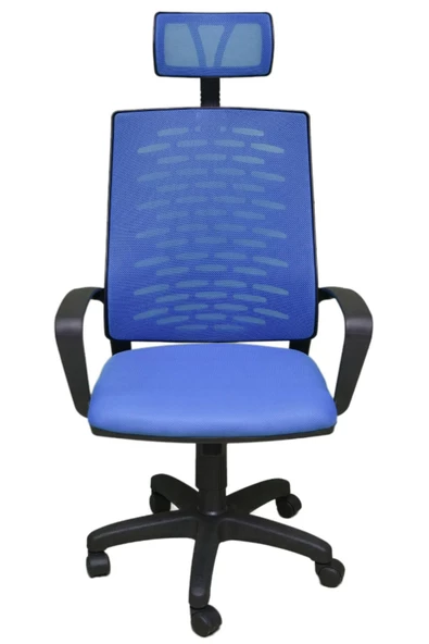 Porziyon Nadya Fileli Plastik Yönetici Ofis Büro Bilgisayar Çalışma Koltuğu - Sandalyesi - Resim 2