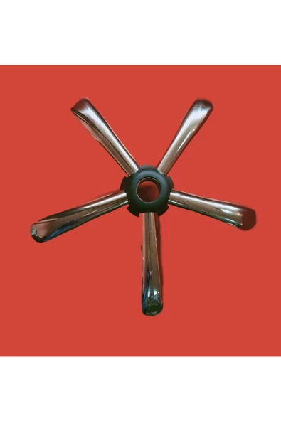 Tura Ofis Krom Yıldız Ayak Ofis Koltuğu Yedek Parçası - 2