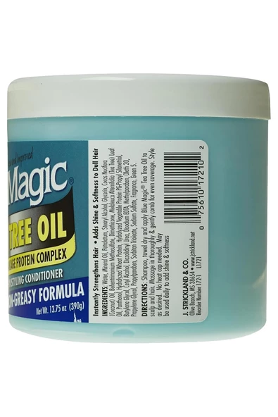 Blue Magic Tea Tree Oil Durulanmayan Şekillendirici Saç Kremi 390GR - 2