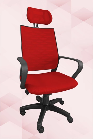 Porziyon Atlas Fileli Plastik Yönetici Ofis Büro Bilgisayar Çalışma Koltuğu - Sandalyesi