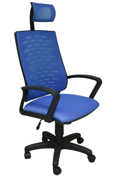 Porziyon Nadya Fileli Plastik Yönetici Ofis Büro Bilgisayar Çalışma Koltuğu - Sandalyesi ürün görseli