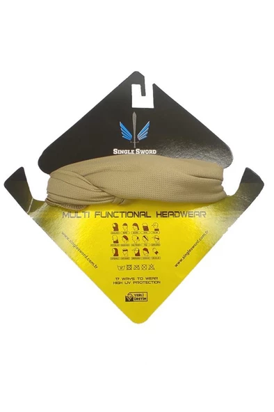 Single Sword 17 Farklı Şekilde Kullanılabilen Taktik Bandana Kadın&Erkek Buff Boyunluk