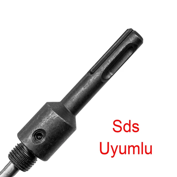 Ugr Metal Sds Plus Panç Adaptörü 14x32 mm Delik Oyuk Açma Delme No:2 Bi Metal Matkap Uyumlu - Resim 3