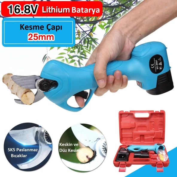 Suca SC-8601 Akülü Budama Makası 2 Bataryalı - 5