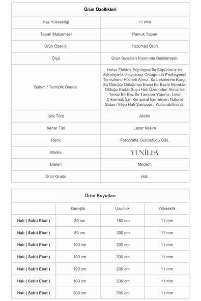 YUNİLLA Karen Halı-6113A - 5