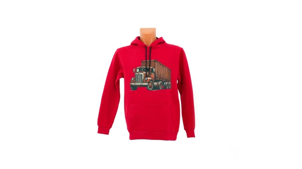 Vintage Kamyon baskılı Sweatshirt