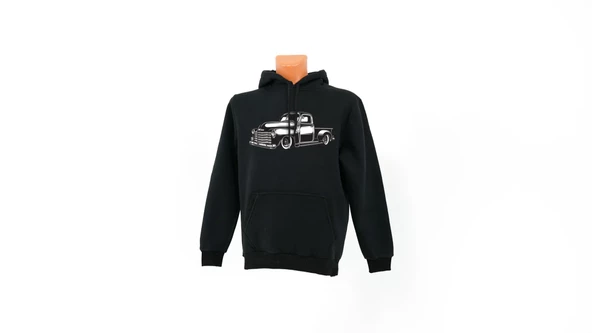 Vintage Pick-Up baskılı Sweatshirt