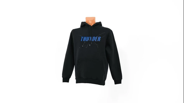 Thunder baskılı Sweatshirt