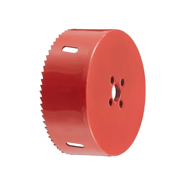 Metal Sds Plus Panç Ø 140 mm Çap 14 cm Delik Oyuk Açma Delme HSS Bi Metal Testeresi Adaptör Uç - 4