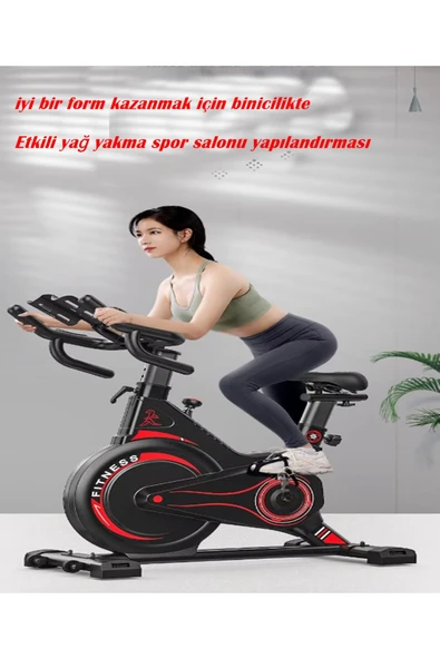 PB-02 Manyetik Kondisyon  Bisikleti Spor Koşu Egzersiz Bisikleti Spin Bike Dikey Ev Bisikleti - 5