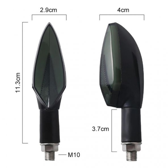 Knmaster MS-330 Sarı Mavi Sinyal Takımı - Resim 5