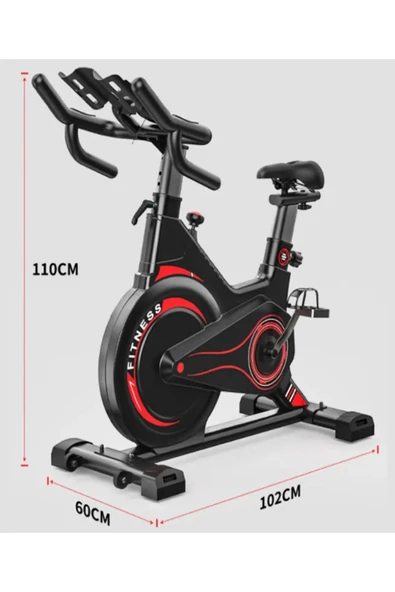 PB-02 Manyetik Kondisyon  Bisikleti Spor Koşu Egzersiz Bisikleti Spin Bike Dikey Ev Bisikleti - 8