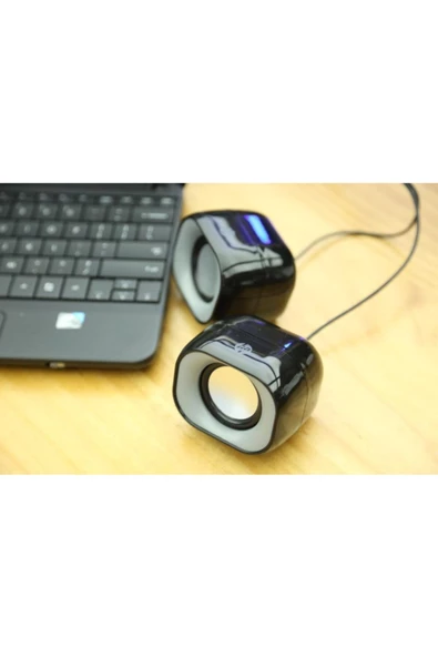 HP  Dhs-2111 2.0 Mini Taşınabilir Multimedya Speaker Hoparlör - 6