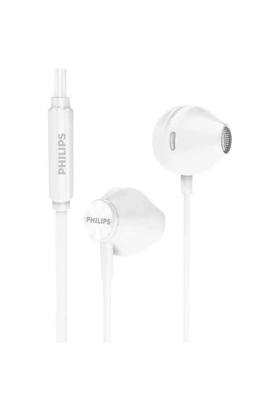 Philips  TAUE101WT Kablolu Kulak İçi Mikrofonlu Kulaklık (3,5mm jack) (Ramwhite Türkiye Garantili) Beyaz - 2