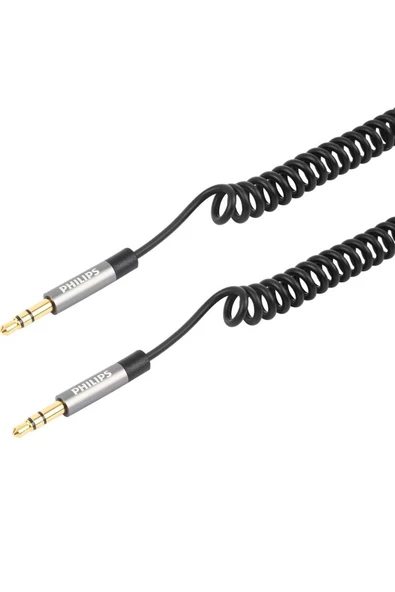 Philips  nslx 3.5 Mm Jack Spiral Aux Ses Kablosu - 1 Mt StorewNew 1037065 - 3