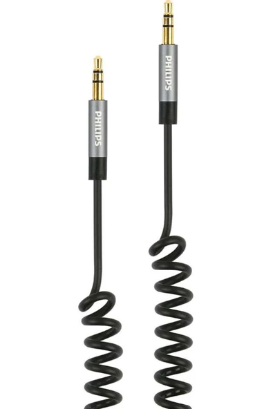 Philips  nslx 3.5 Mm Jack Spiral Aux Ses Kablosu - 1 Mt StorewNew 1037065