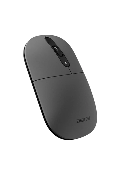 Everest  Smw-384 2.4ghz Usb Kablosuz Sessiz Mouse Antrasit 3d Pilli 1600 Dpı Wireless | By Ramwhite