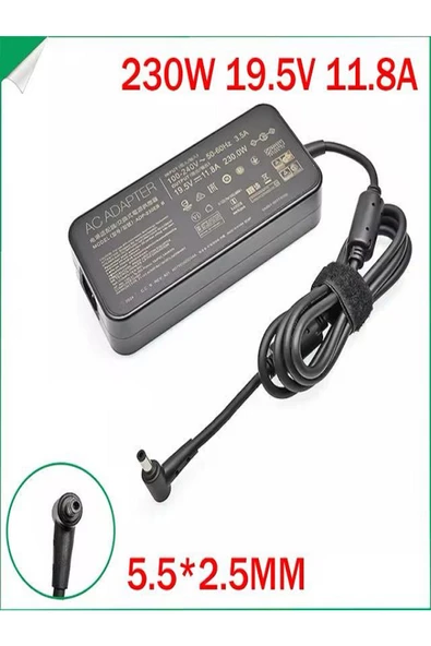 Bluesery  ASUS FA506IV UYUMLU ADAPTÖR ŞARJ CİHAZI 19.5V 11.8A 230W UÇ 5.5x2.5MM ürün görseli