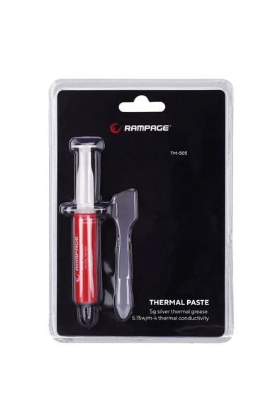 Rampage  Tx TM-505 5g 5.15w/m.K Gümüş Termal Macun Tex Yeni Model Desen 987838 - 4