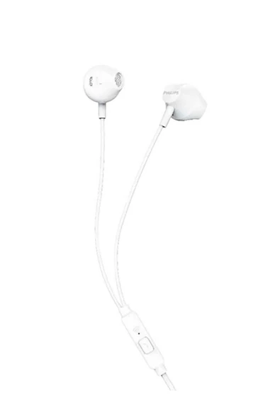 Philips  TAUE101WT Kablolu Kulak İçi Mikrofonlu Kulaklık (3,5mm jack) (Ramwhite Türkiye Garantili) Beyaz - 3