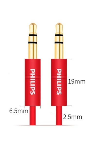 Philips  mstfx 3.5 Mm Jack Spiral Aux Ses Kablosu - 1 Mt smodelix 850662 - 4