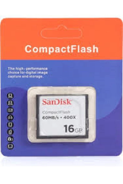 Bluesery  ,Sandisk 16gb Compact Flash Hafıza Kartı Cf Kart BS-16GB