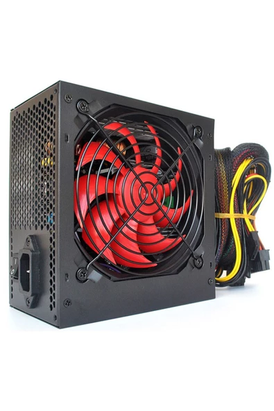 Platoon  Pl-9264 600w Gaming Pc Power Supply 12cm Geniş Fan Güç Kaynağı - Resim 2
