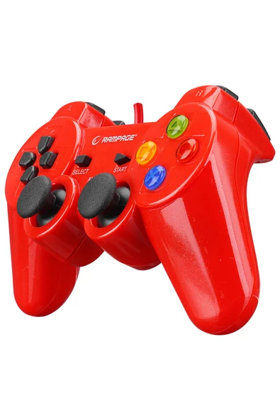 Rampage  SNOPY RAMPAGE SG-R602 PS3/PC KIRMIZI USB 1.8M GAMEPAD - 3