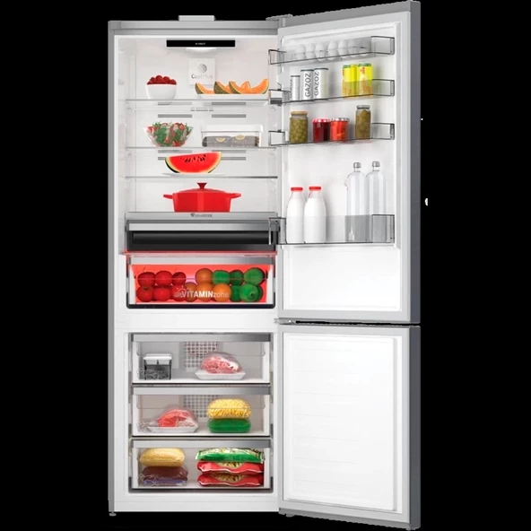 Arçelik 270561 EI Kombi Tipi No-Frost İnoks Buzdolabı - 3