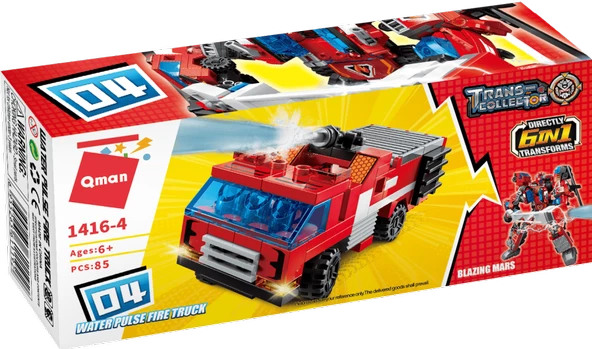 Qman Blazing Mars 1416-4 Block Lego