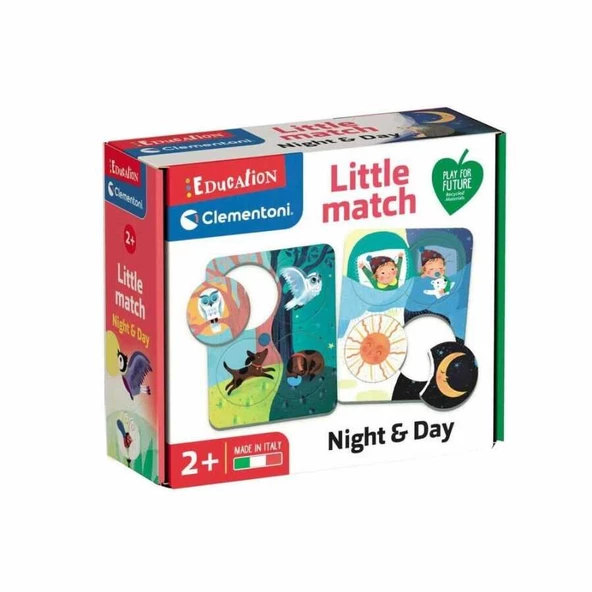 Clementoni Little Match Gece ve Gündüz +2 yaş 16716TR