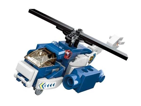 Qman Polis Helikopteri Lego 41104-4 71 Parça