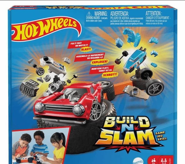 Hot Wheels Build N Slam Kutu Oyunu HLX91
