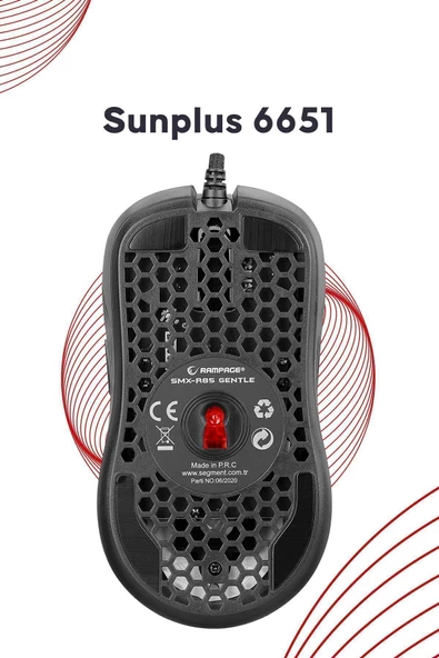 Rampage  Smx-r85 Gentle 12800 Dpi Rgb Ledli Makrolu Gaming Oyuncu Mouse - 5