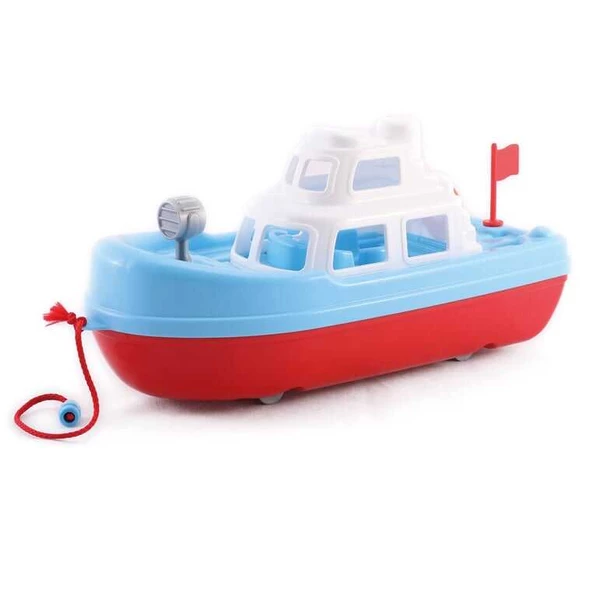 Polesie Oyuncak Tekne Tekerlekli İpli Mavi 30 Cm 58775