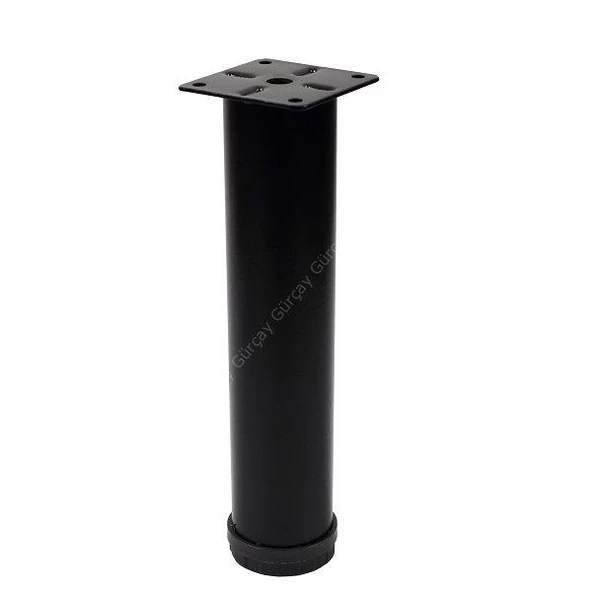 Gürçay Metal Mobilya Ayağı Siyah Çap 42mm Çeşitli Ölçüler - 6