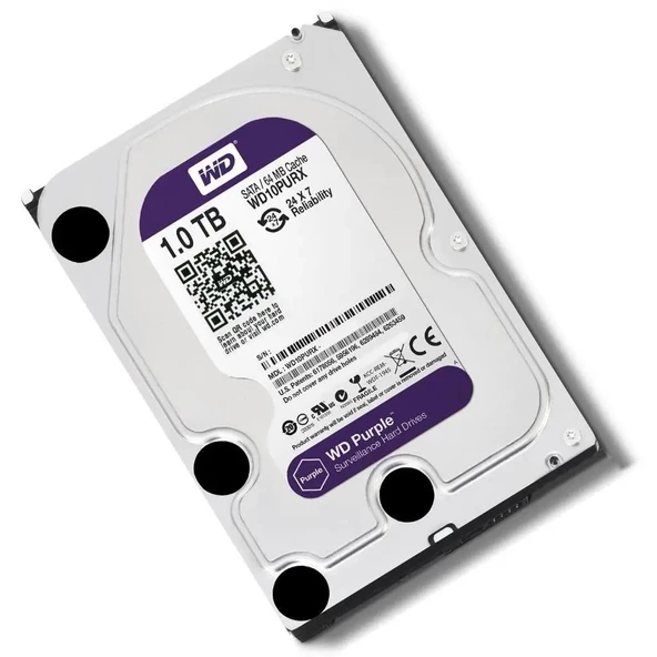 Western Digital Purple WD10PURX Sata 3.0 5400 Rpm 3.5" 1 TB Harddisk - 3