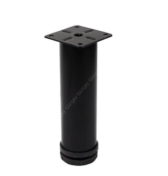 Gürçay Siyah Mobilya Ayağı Metal Çap 42mm Çeşitli Ölçüler - 5