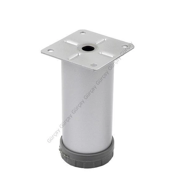 Gürçay Metal Mobilya Dolap Koltuk Ayağı Mat Çap 42mm - 3
