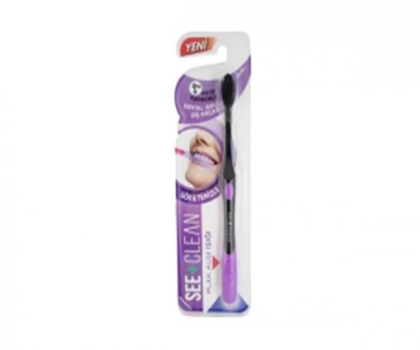 See Clean Dental Işıklı Diş Fırçası - Mor