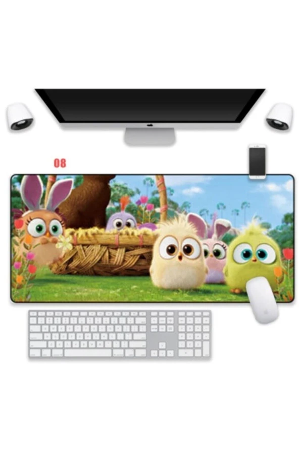 digipod Chick 70x30 Cm Speed Kaymaz Taban Dikişli Oyuncu Gaming Mouse Pad - 2
