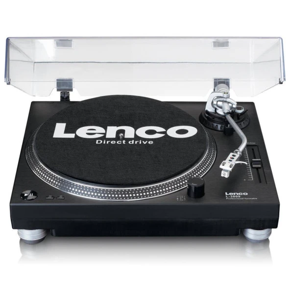 Lenco L-3809 Siyah Pikap Direct Drive Motorlu USB Bağlantılı Plak Çalar