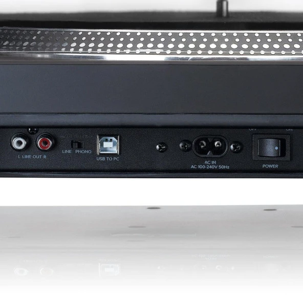 Lenco L-3809 Siyah Pikap Direct Drive Motorlu USB Bağlantılı Plak Çalar - 8