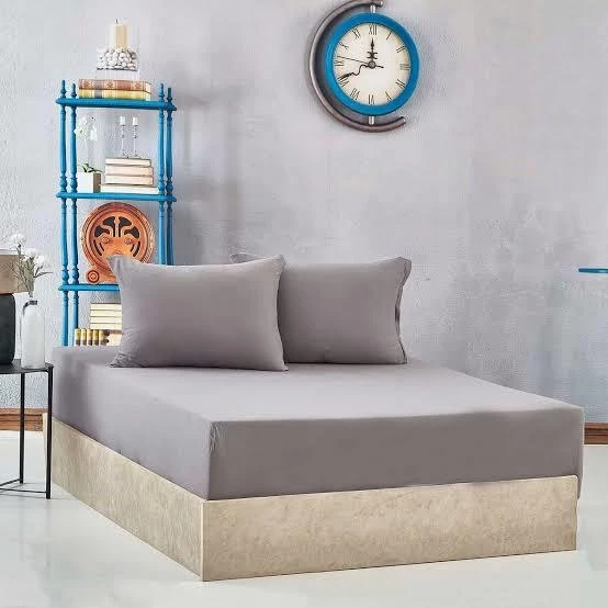 Clasy Çift Kişilik %100 Pamuk Ranforce Lastikli Çarşaf + 2 Adet Yastık Kılıfı 160 x 200 - 6