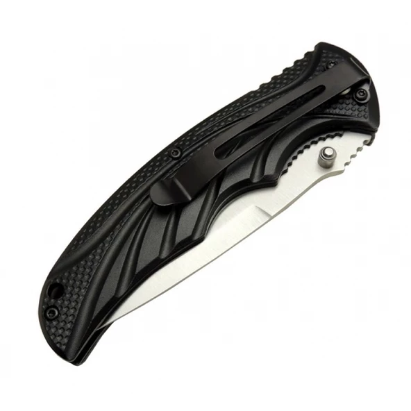 Handsome 451 Gri Kamp Çakı 21cm - Yarı Otomatik
