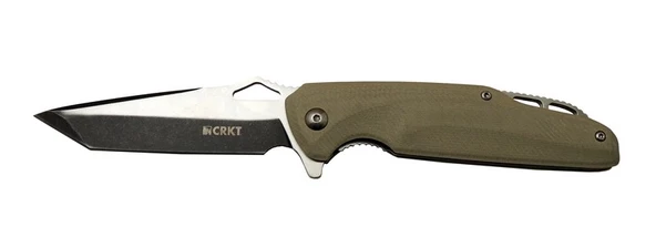 Crkt Predator 706 C Bej Kamp / Outdoor Çakı 21cm - Yarı Otomatik, Kutulu