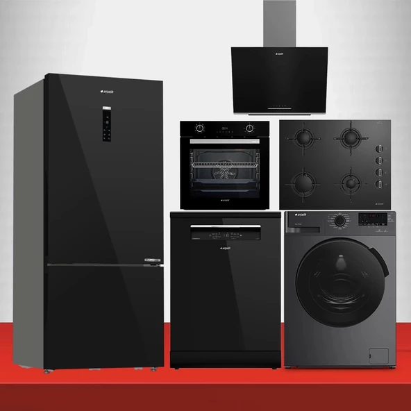Arçelik Dark Inox Tam Çeyiz Paketi